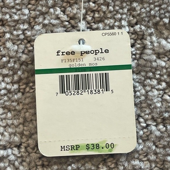 NWT Intimately Free People Carrie Flocked Floral Velvet Bralette, Olive Green, L - Picture 7 of 15